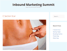 Tablet Screenshot of inboundmarketingsummit.com